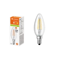 Лампа светодиодная филаментная 4.8W/2700K (=40W) E14 DIM | PERFORMANCE CLASS | Свеча | - LEDVANCE