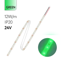 FL-Strip 2835 | 24V IP20 GREEN 12W/m 1250Lm/m | Катушка - 5 метров | - Светодиодная лента FOTON LIGHTING