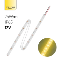 FL-Strip 2835 | 12V IP65 YELLOW 24W/m 2500Lm/m | Катушка - 5 метров | - Светодиодная лента FOTON LIGHTING