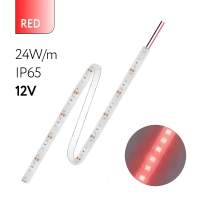 FL-Strip 2835 | 12V IP65 RED 24W/m 2500Lm/m | Катушка - 5 метров | - Светодиодная лента FOTON LIGHTING