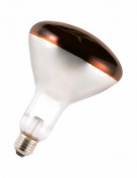 Лампа инфракрасная Philips BR125 IR 250W E27 красная