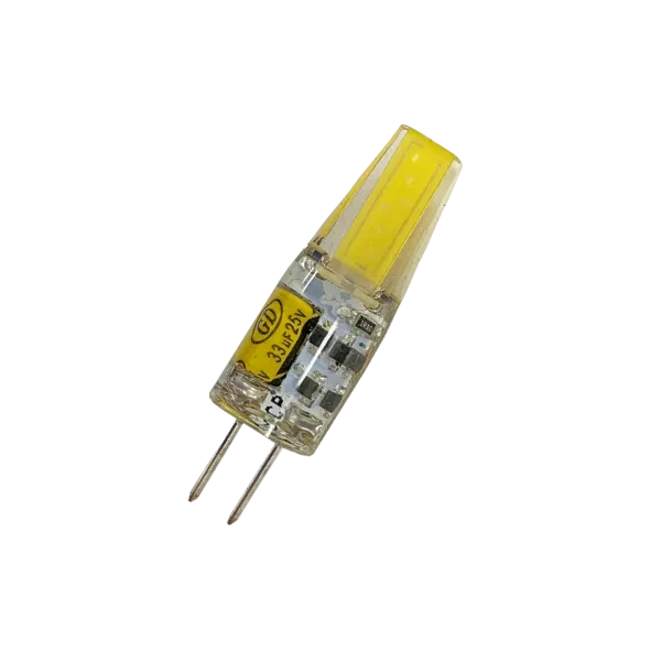 Лампа светодиодная 3W/4200К 12V G4 210Lm 10*32mm | FL-LED G4-COB | - FOTON LIGHTING