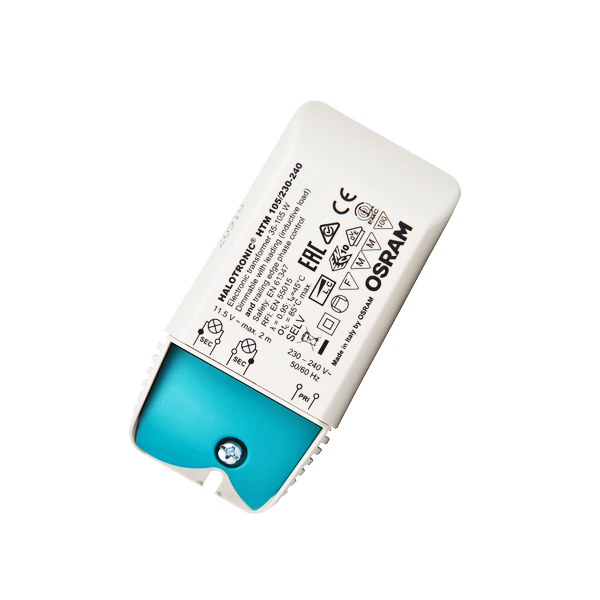 Трансформатор электронный для галогенных ламп HTM 105/230-240 108x52x33mm - OSRAM