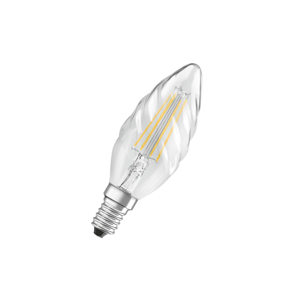 Лампа светодиодная филаментная 4W/2700K (=40W) E14 | LED BW Star 2Y FILAMENT | - OSRAM
