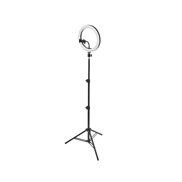 MOBILE CAMERA LIGHT RING 2100 (USB/клипса для моб/2.4м тренога) - светильник для сэлфи LEDV