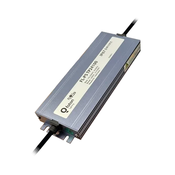 Драйвер для светодиодов герметичный 24V/100W IP67 МЕТАЛЛ | FL-PS TP24100 | - FOTON LIGHTING