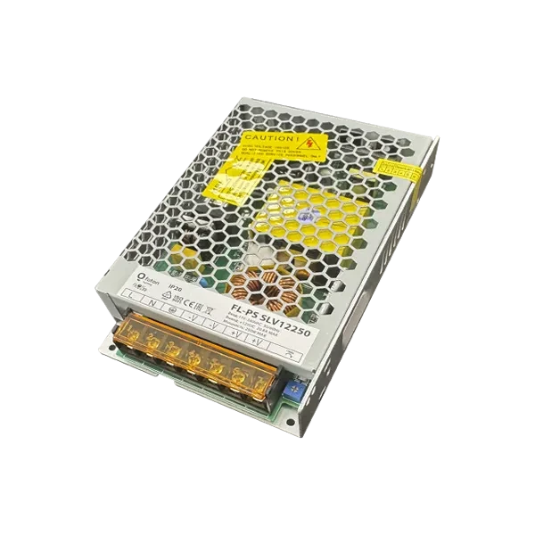 Драйвер для светодиодов 12V/250W IP20 МЕТАЛЛ | FL-PS SLV12250 | - FOTON LIGHTING