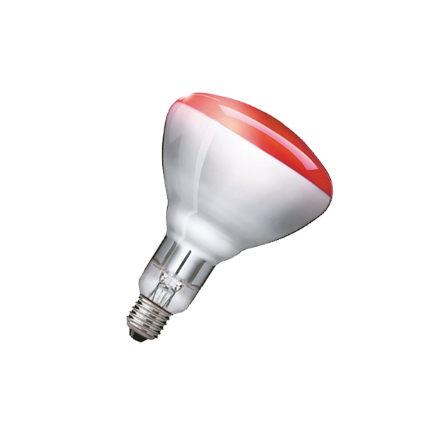 Лампа инфракрасная FL-IR R125 250W RED E27 230V | красное стекло | - FOTON LIGHTING