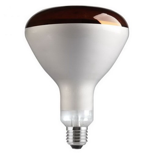 Лампа инфракрасная FL-IR R125 250W RED E27 230V | красное стекло | - FOTON LIGHTING