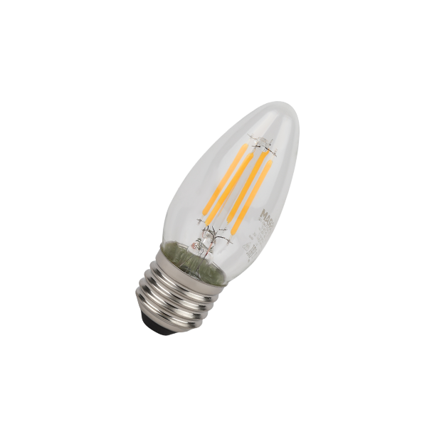 Лампа светодиодная филаментная 6W/2700K (=75W) E27 | Свеча | LED STAR 5Y FILAMENT | - OSRAM
