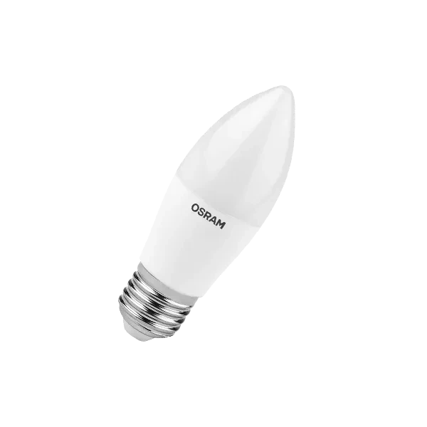 Лампа светодиодная LV 7SW/4000K (=60W) E27 | LED Value 2Y | Свеча | - OSRAM