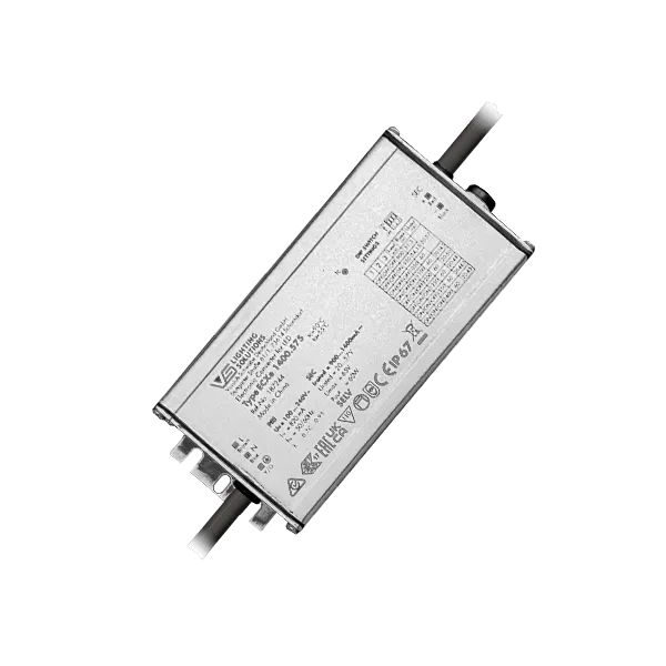 VS ECXe 1400.575 900-1400mA 20 - 57V/60W с проводами IP67 DIP-перкл 140х64х32мм - драйвер для светодиодов Vossloh-Schwabe