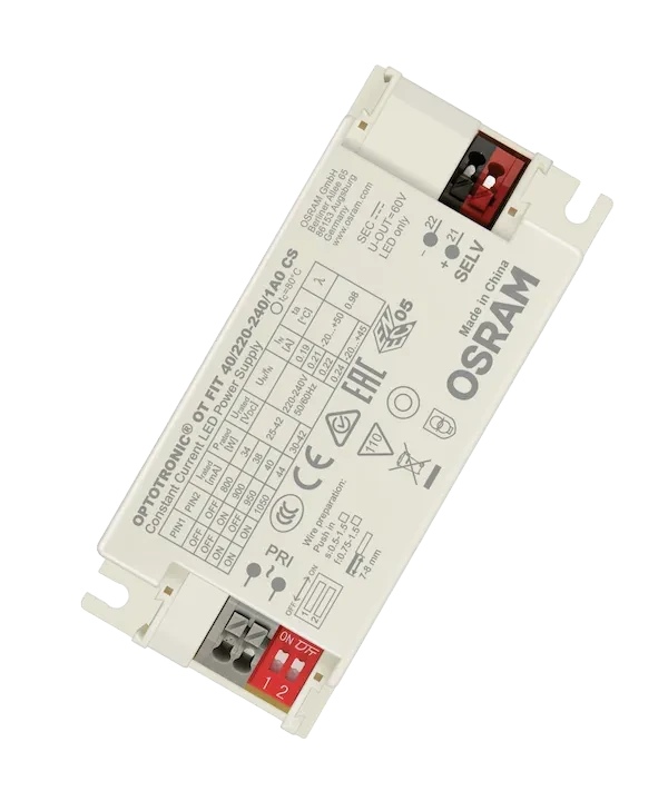 Драйвер для светодиодов OT FIT 40/220-240/1A0 CS | 20-44W 25-42V | DIP-переключатель 800-1050мА | - OSRAM