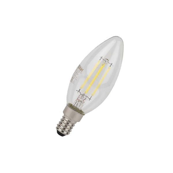 Лампа светодиодная филаментная 5W/2700K (=60W) E14 | Свеча | LED STAR 5Y FILAMENT | - OSRAM