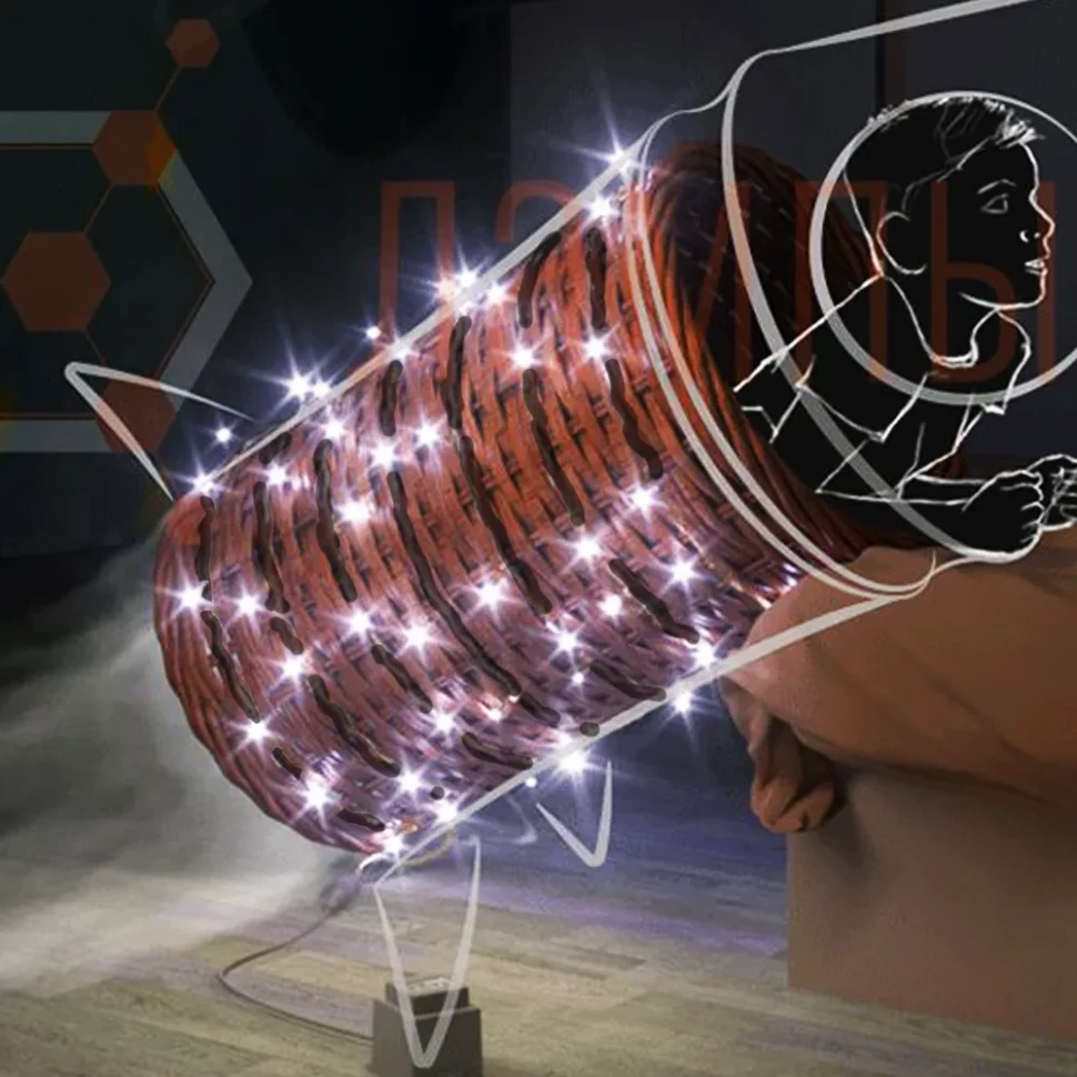 Гирлянда | Нить 10м | БЕЛЫЙ | Мерцающая 220V IP65 | Чёрный провод | - RICH LED