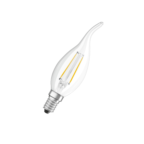 Лампа светодиодная филаментная 5W/4000K (=60W) E14 | LED BA Star 2Y FILAMENT | - OSRAM