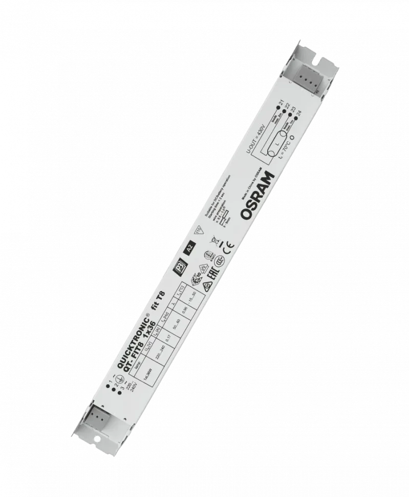 ЭПРА для люминесцентной лампы Т8 QT-FIT8 1X36 | 198-264V 280x30x28mm | - OSRAM
