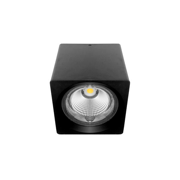 FL-LED CUPSPOT Quad 30W Black 3000K 3000Lm квадратный 30Вт 160*165мм