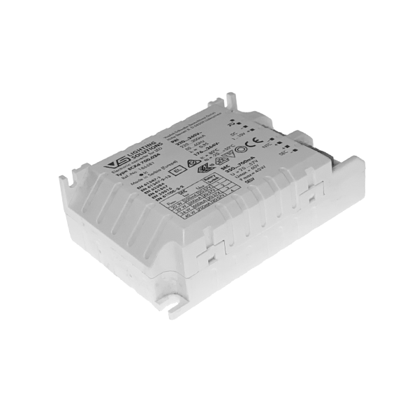 VS ECXd IP20 DIM(1-10V) 700.024 350- 700мА 20- 57V/20-40W 104x67x31мм - драйвер для светодиодов Vossloh-Schwabe
