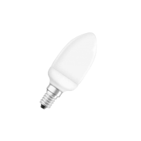 Лампа КЛЛ 6W/2500К E14 220-240V 230Lm d37x98mm 10000ч - OSRAM DULUXSTAR MINI CANDEL