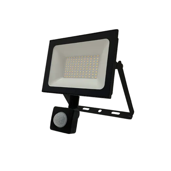 Прожектор светодиодный с датчиком 100W/4200К SENSOR (ЧЁРНЫЙ) 220-240В 10000Лм - FOTON LIGHTING