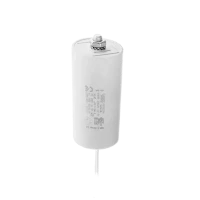 VS 40 мкФ ±10% 250V d45x88 -25С/+85С M8x10 (Пластиковый корпус | провода 250мм) - Конденсатор