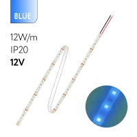 FL-Strip 2835 | 12V IP20 BLUE 12W/m 1250Lm/m | Катушка - 5 метров | - Светодиодная лента FOTON LIGHTING