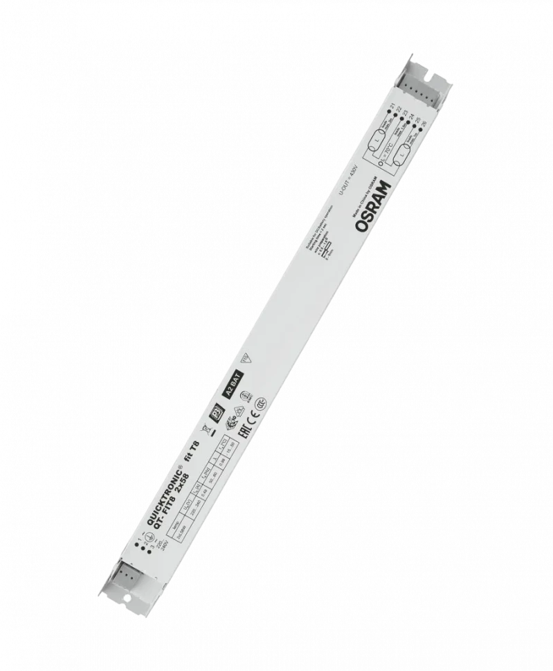 ЭПРА для люминесцентной лампы Т8 QT-FIT8 2X58W | 198-264V 360x30x28mm | - OSRAM
