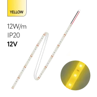 FL-Strip 2835 | 12V IP20 YELLOW 12W/m 1250Lm/m | Катушка - 5 метров | - Светодиодная лента FOTON LIGHTING