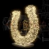 Гирлянда | Нить 10м | БЕЛЫЙ ТЁПЛЫЙ | Статичная 220V IP65 | Прозрачный провод | - RICH LED