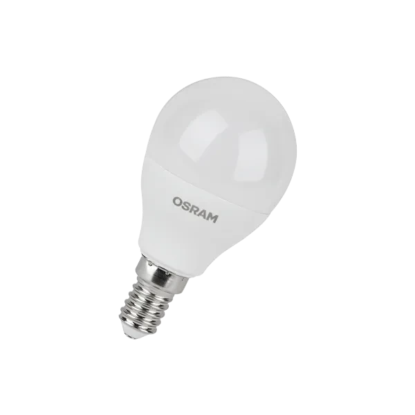 Лампа светодиодная LV 12SW/6500K (=100W) E14 | LED Value 2Y | Шарик | - OSRAM