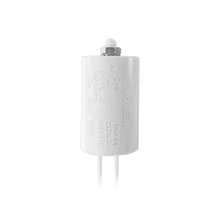 VS 20 мкФ ±10% 250V d40x63 -25C/+85C M8x10 (Пластиковый корпус | провода 250мм) - Конденсатор