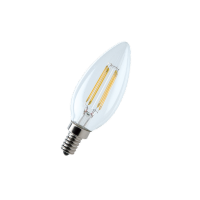 Лампа светодиодная филаментная Свеча 7.5W/3000К (=75W) E14 220-240V | FL-LED Filament C35 | - FOTON LIGHTING