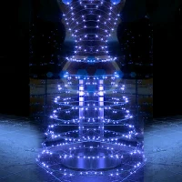 Гирлянда | Нить 10м | СИНИЙ | Статичная 220V IP54 | Прозрачный провод | - RICH LED