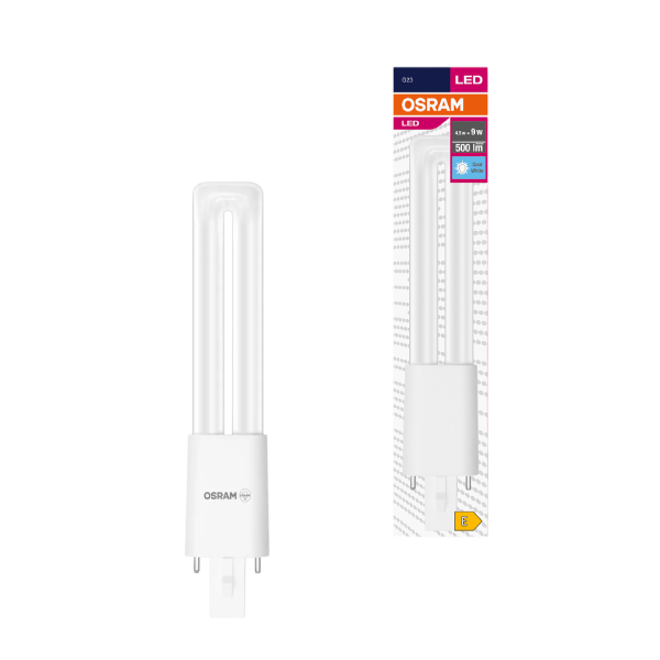 Лампа светодиодная DULUX S9 LED 4.5W/4000K G23 500Lm | ЭмПРА или 220В | - OSRAM