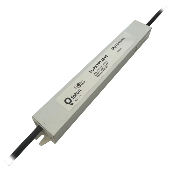 Драйвер для светодиодов герметичный 12V/40W IP67 МЕТАЛЛ | FL-PS TP12040 | - FOTON LIGHTING