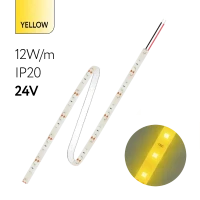 FL-Strip 2835 | 24V IP20 YELLOW 12W/m 1250Lm/m | Катушка - 5 метров | - Светодиодная лента FOTON LIGHTING