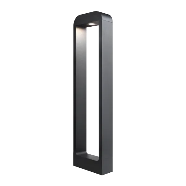 Светильник светодиодный садово-парковый 12W/3000K | h=600mm IP65 1200Lm Чёрный | FL-LED GardenFrame | - FOTON LIGHTING