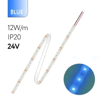 FL-Strip 2835 | 24V IP20 BLUE 12W/m 1250Lm/m | Катушка - 5 метров | - Светодиодная лента FOTON LIGHTING