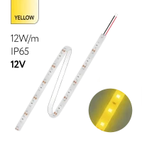 FL-Strip 2835 | 12V IP65 YELLOW 12W/m 1250Lm/m | Катушка - 5 метров | - Светодиодная лента FOTON LIGHTING