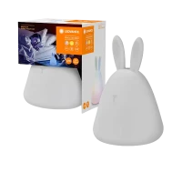 Детский ночник | 2.5W/RGB+3000K 20Lm USB-зарядка | LEDVANCE NIGHTLUX RABBIT TOUCH USB RGBW