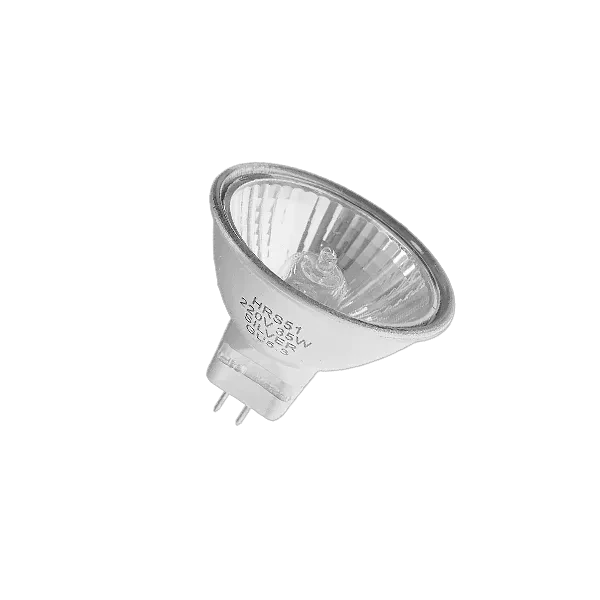 Лампа галогенная HRS51 35W GU5.3 220V | Серебристая колба | - FOTON LIGHTING