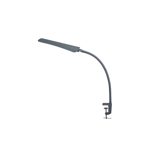 Настольный светильник на струбцине Гермес СШ | LED, 8Вт/4000К | Антрацит, сенсорный выключатель, металлическая струбцина | - ТРАНСВИТ