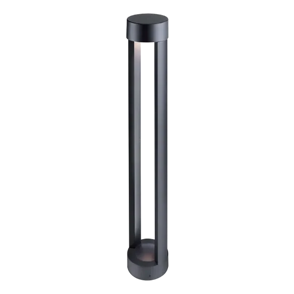 Светильник светодиодный садово-парковый 12W/4000K | h=600mm IP65 1200Lm Чёрный | FL-LED GardenPipe | - FOTON LIGHTING