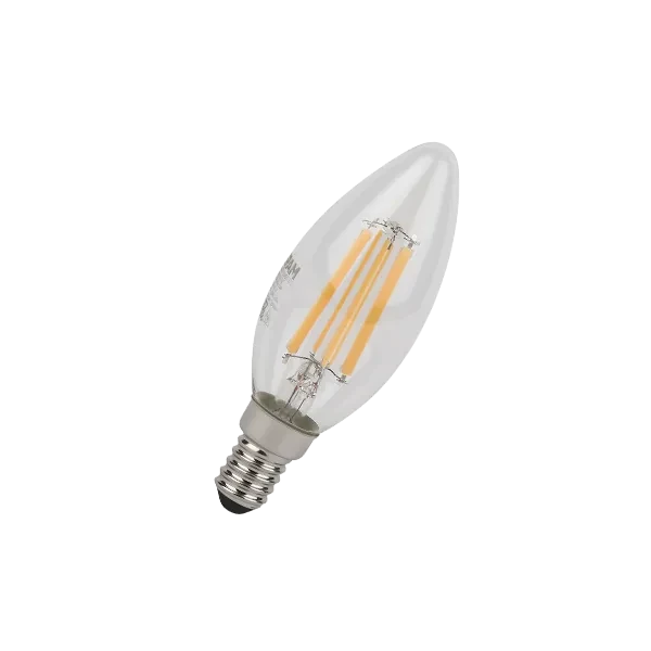 Лампа светодиодная филаментная 6W/4000K (=75W) E14 | Свеча | LED STAR 5Y FILAMENT | - OSRAM