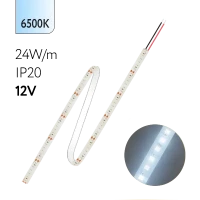 FL-Strip 2835 | 12V IP20 6500K 24W/m 2500Lm/m | Катушка - 5 метров | - Светодиодная лента FOTON LIGHTING