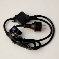 Блок питания для статичной и мерцающей гирлянд 220V 2A IP65 ЧЁРНЫЙ (для 1-10 штук) - RICH LED